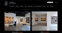 Desktop Screenshot of mazelgalerie.com